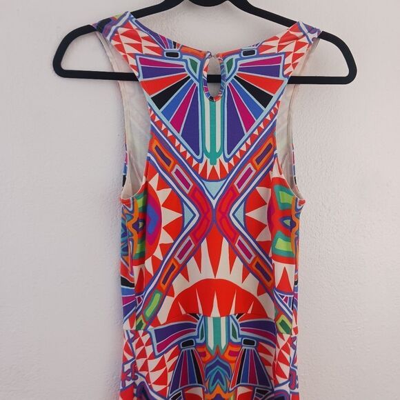 Mara Hoffman Sleeveless Above Knee, Mini circle printed dress  size S - Picture 7 of 9